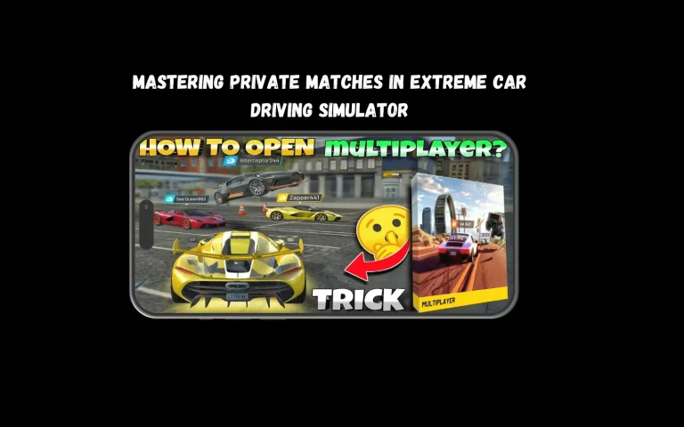 MASTERING PRIVATE MATCHES IN EXTREME CAR DRIVING SIMULATOR